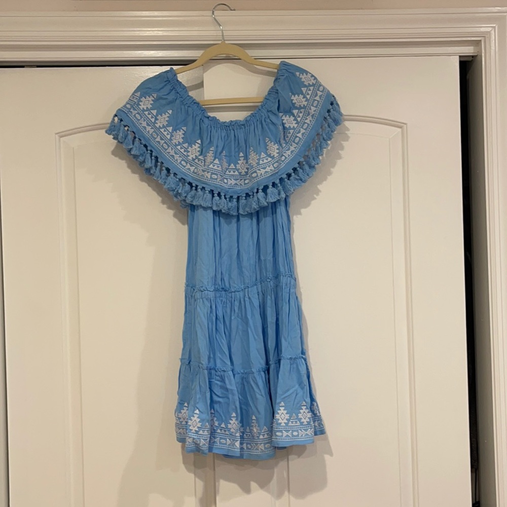 Vintage Havana Off the shoulder boho dress